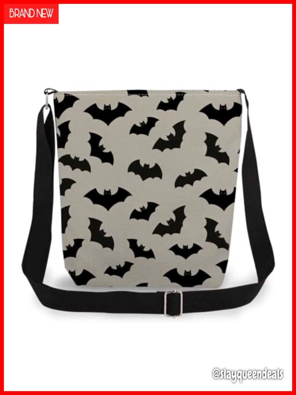 Crossbody Messenger Bag Adjustable Strap Zipper Polyester Casual